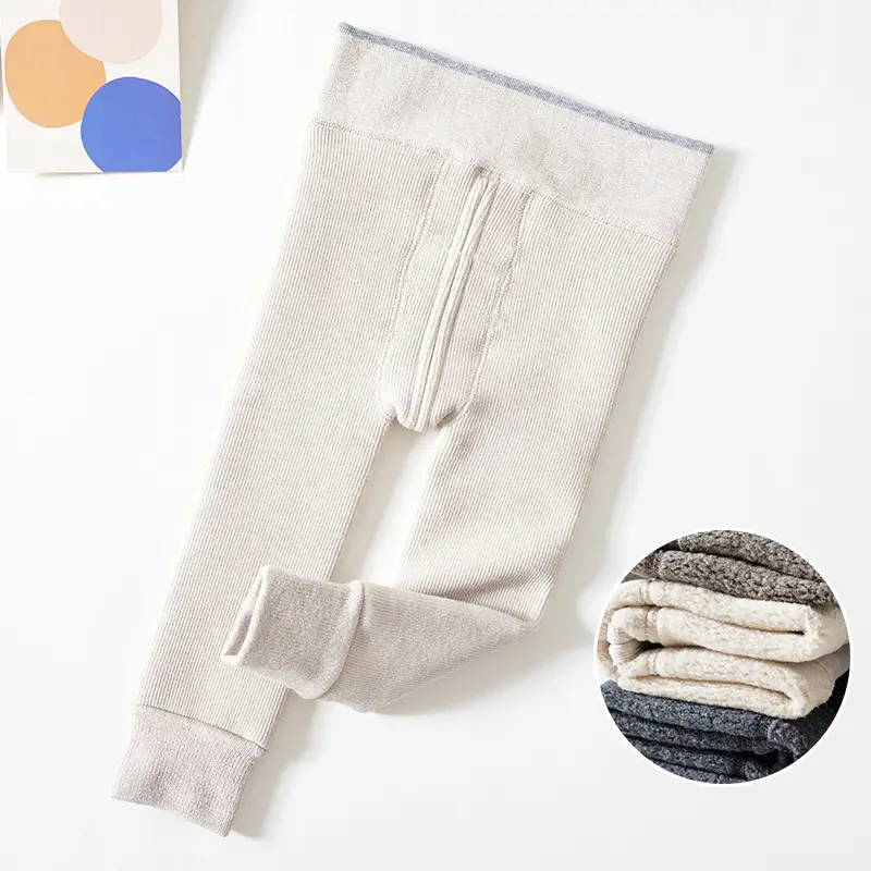 Girls Fleece Leggings Thick Warm Pantyhose Winter - Image 3