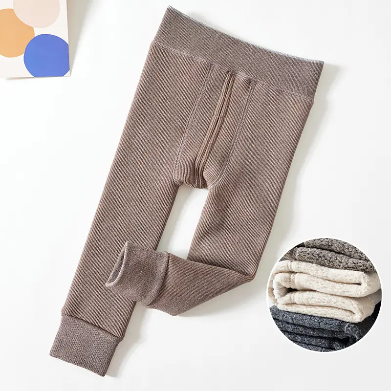Girls Fleece Leggings Thick Warm Pantyhose Winter - Image 4