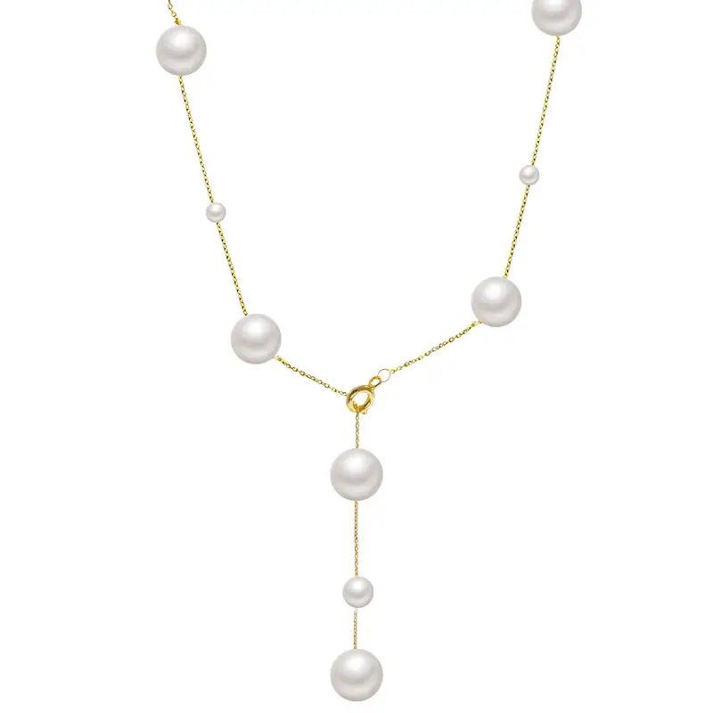 S925 Sterling Silver Starry Pearl Necklace for Women - Image 11