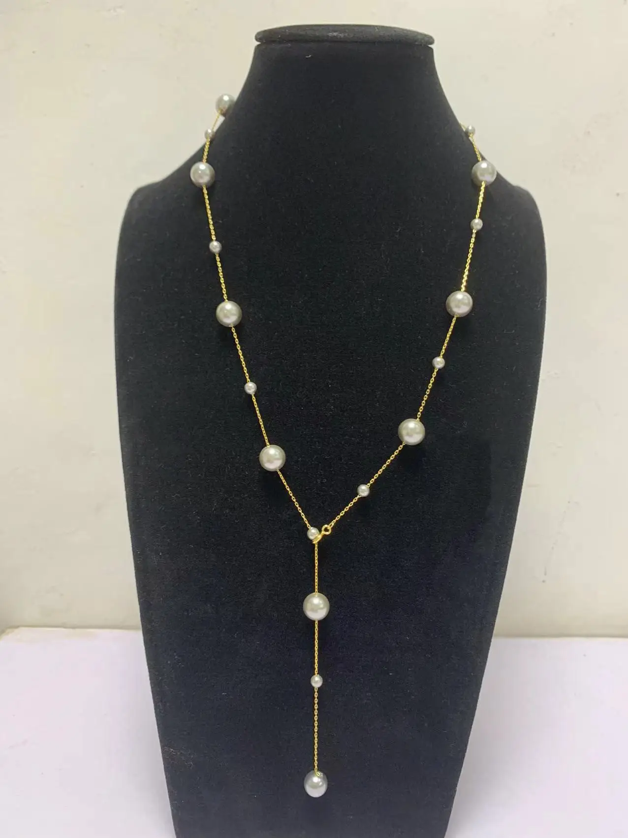 S925 Sterling Silver Starry Pearl Necklace for Women - Image 4