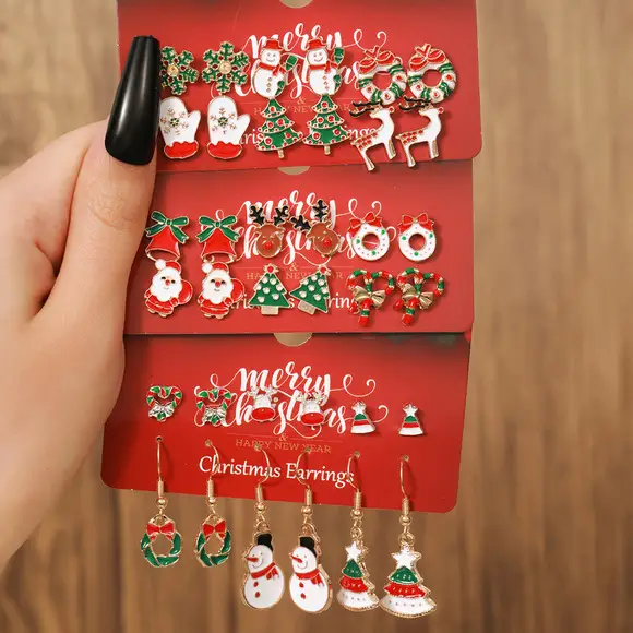 Korean Style Vintage Pearl Earrings Set — feature 3