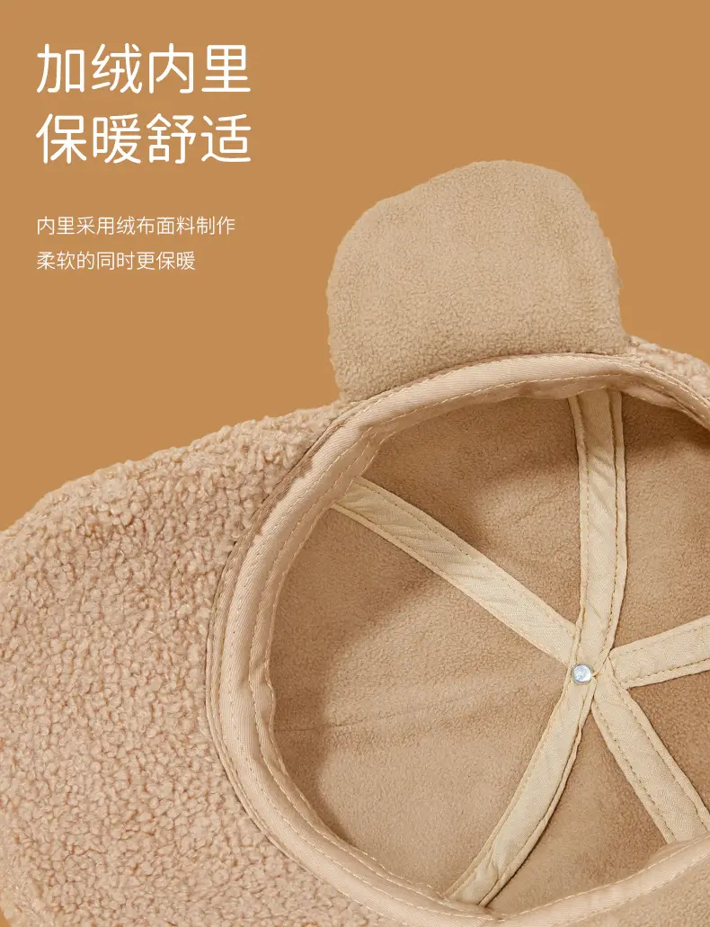Winter Plush Duck Tine Cap for Men Women — feature 19