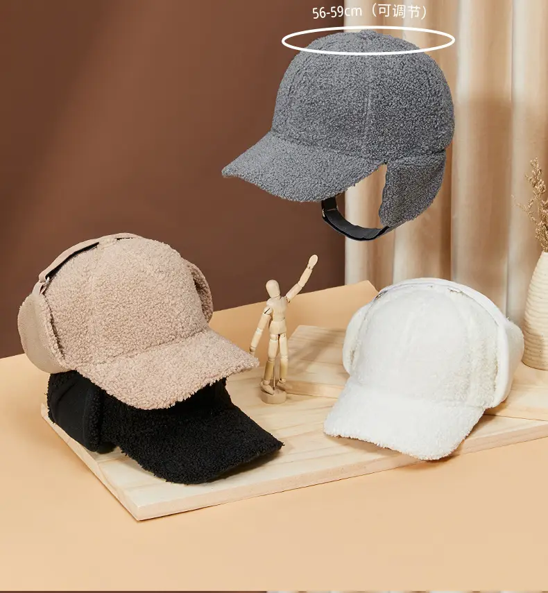 Winter Plush Duck Tine Cap for Men Women — feature 23