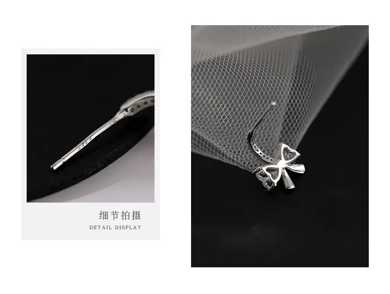 Sterling Silver Bow Earrings for Women 2022 New Trend — feature 5