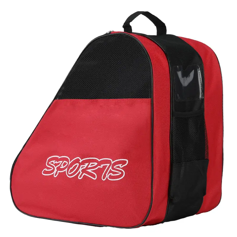 Red thick half net bag
