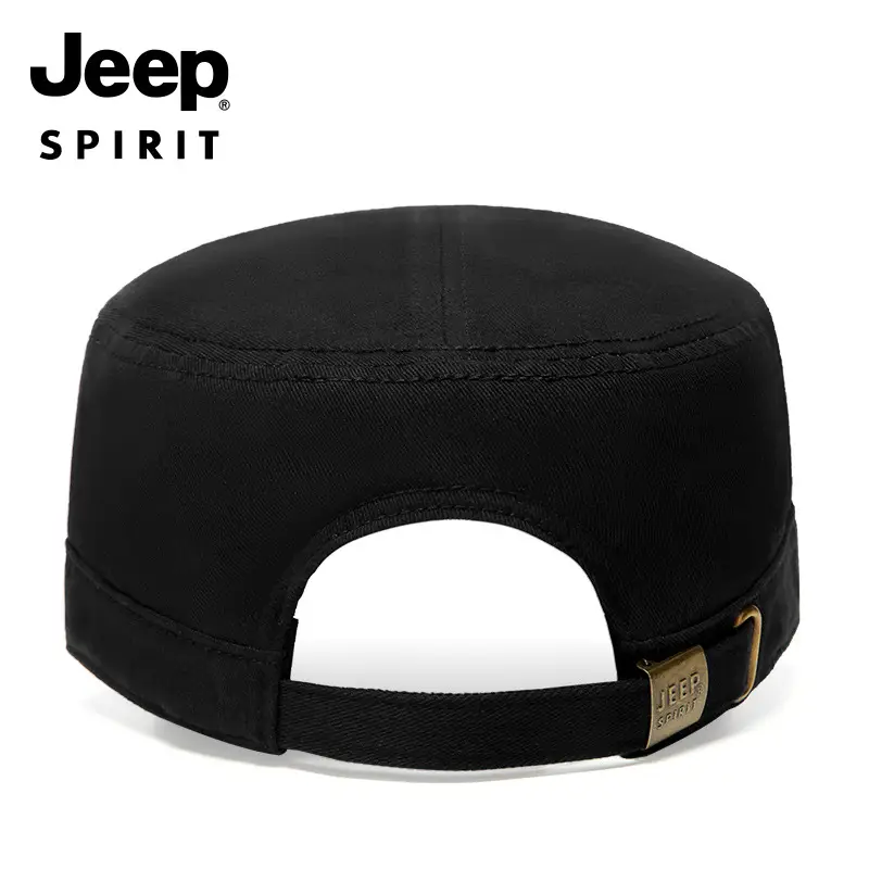 Men's Green Jeep Spirit Flat Cap A0293 - Image 8