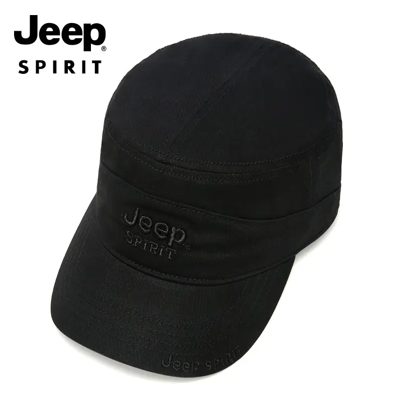 Men's Green Jeep Spirit Flat Cap A0293 - Image 9