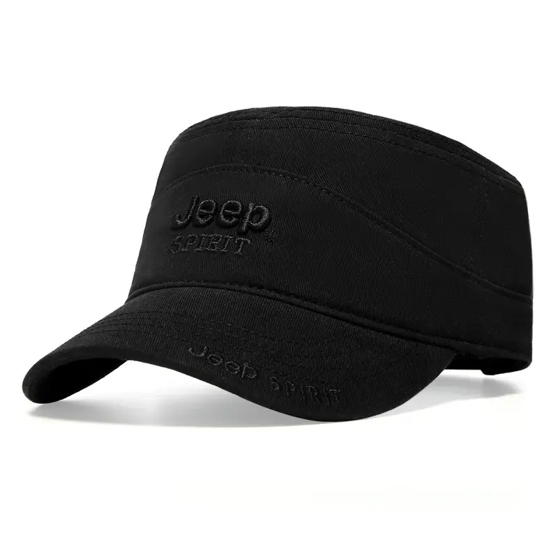 Men's Green Jeep Spirit Flat Cap A0293 - Image 10