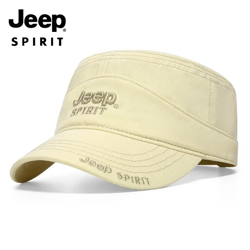Men's Green Jeep Spirit Flat Cap A0293 - Image 5