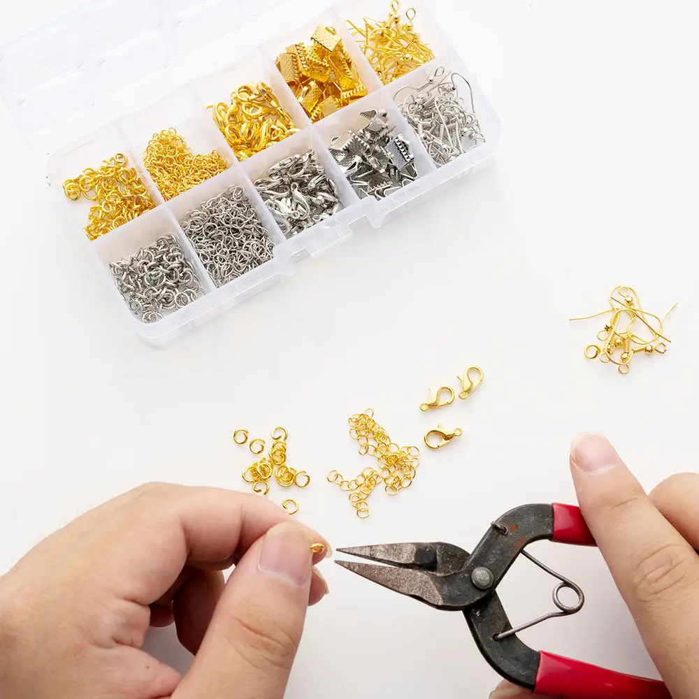 Jewelry Set with Ear Hooks, Earrings, and Tools - Image 5