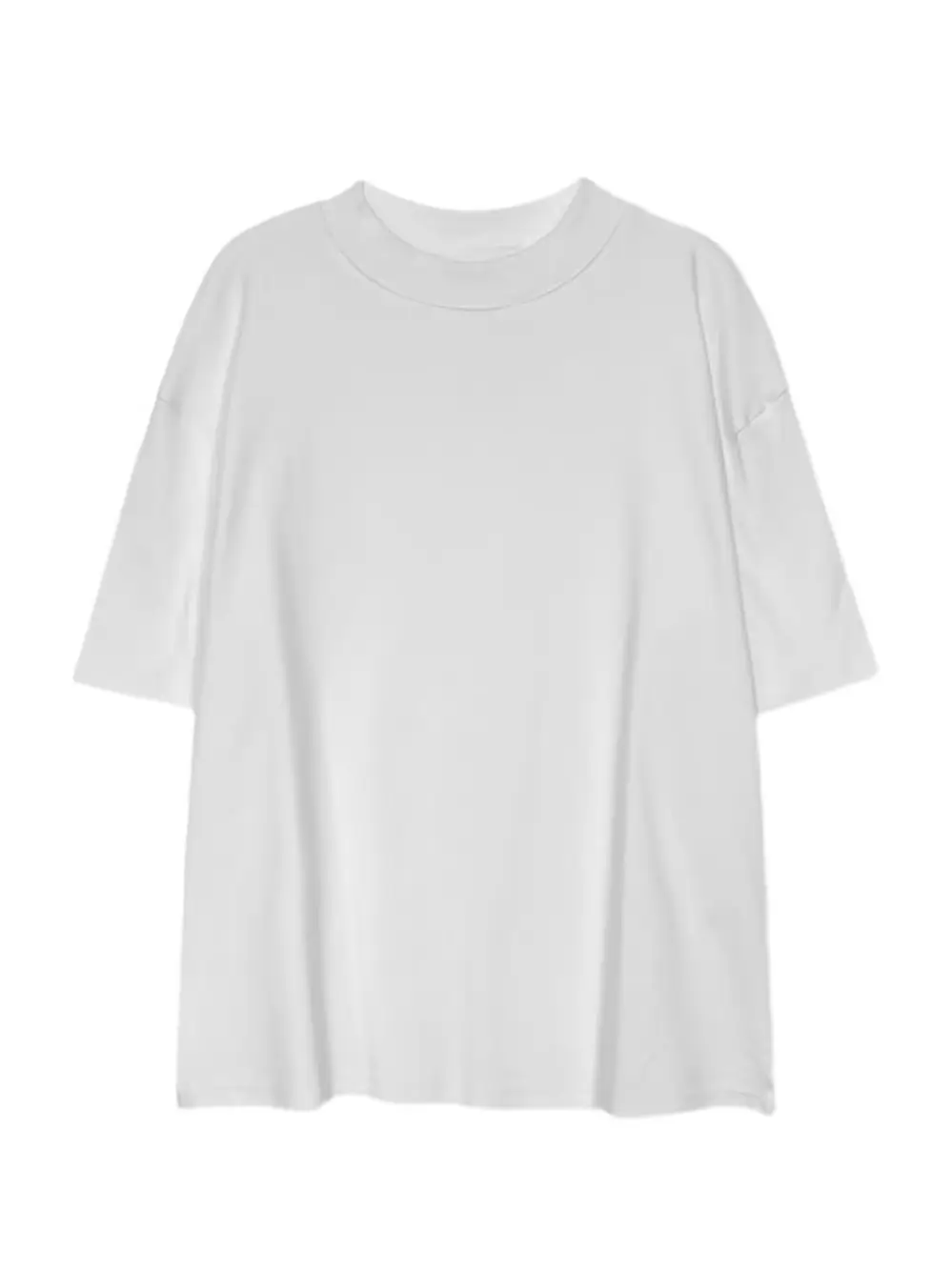 Men Green Half-High Collar T-Shirt Short Sleeve — feature 15