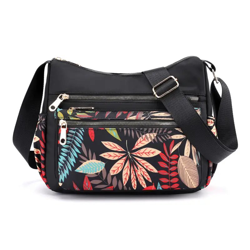 Printed Nylon Shoulder Bag for Women Large Capacity - Image 4