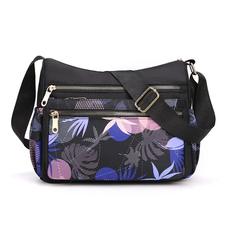 Printed Nylon Shoulder Bag for Women Large Capacity - Image 5