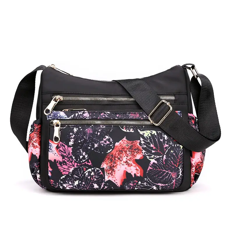 Printed Nylon Shoulder Bag for Women Large Capacity - Image 8
