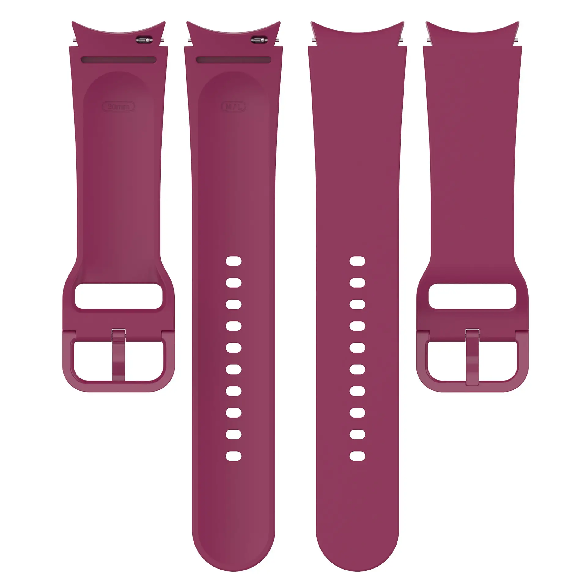 Silicone Strap Watch for Samsung Watch6/7 Pro