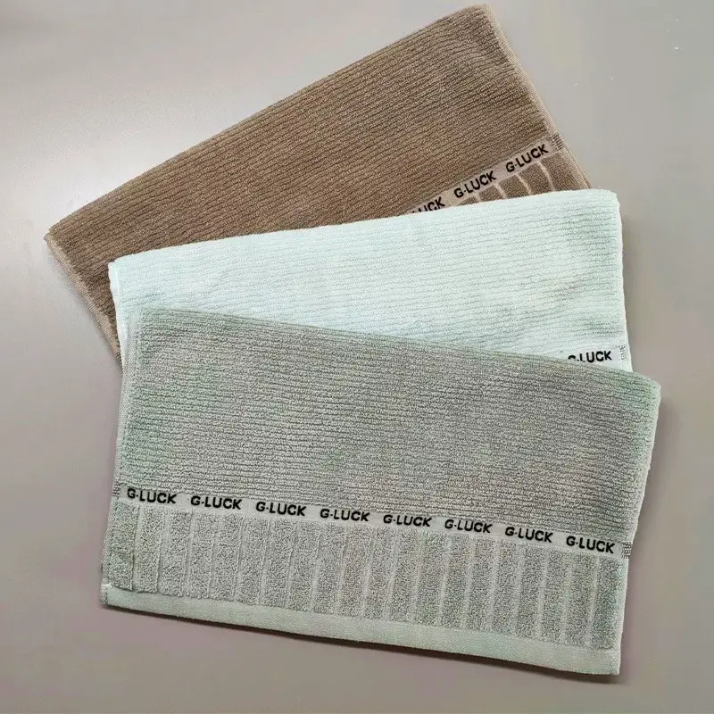 Extra Long Bath Towel Dark Men's Water Absorbent Non-Shedding — feature 41