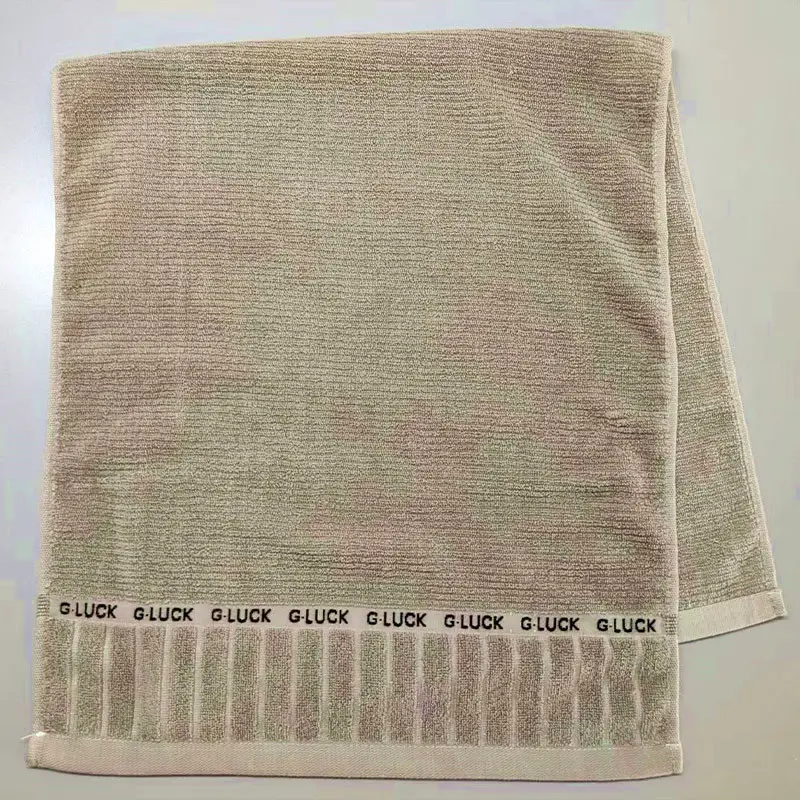 Extra Long Bath Towel Dark Men's Water Absorbent Non-Shedding - Image 14