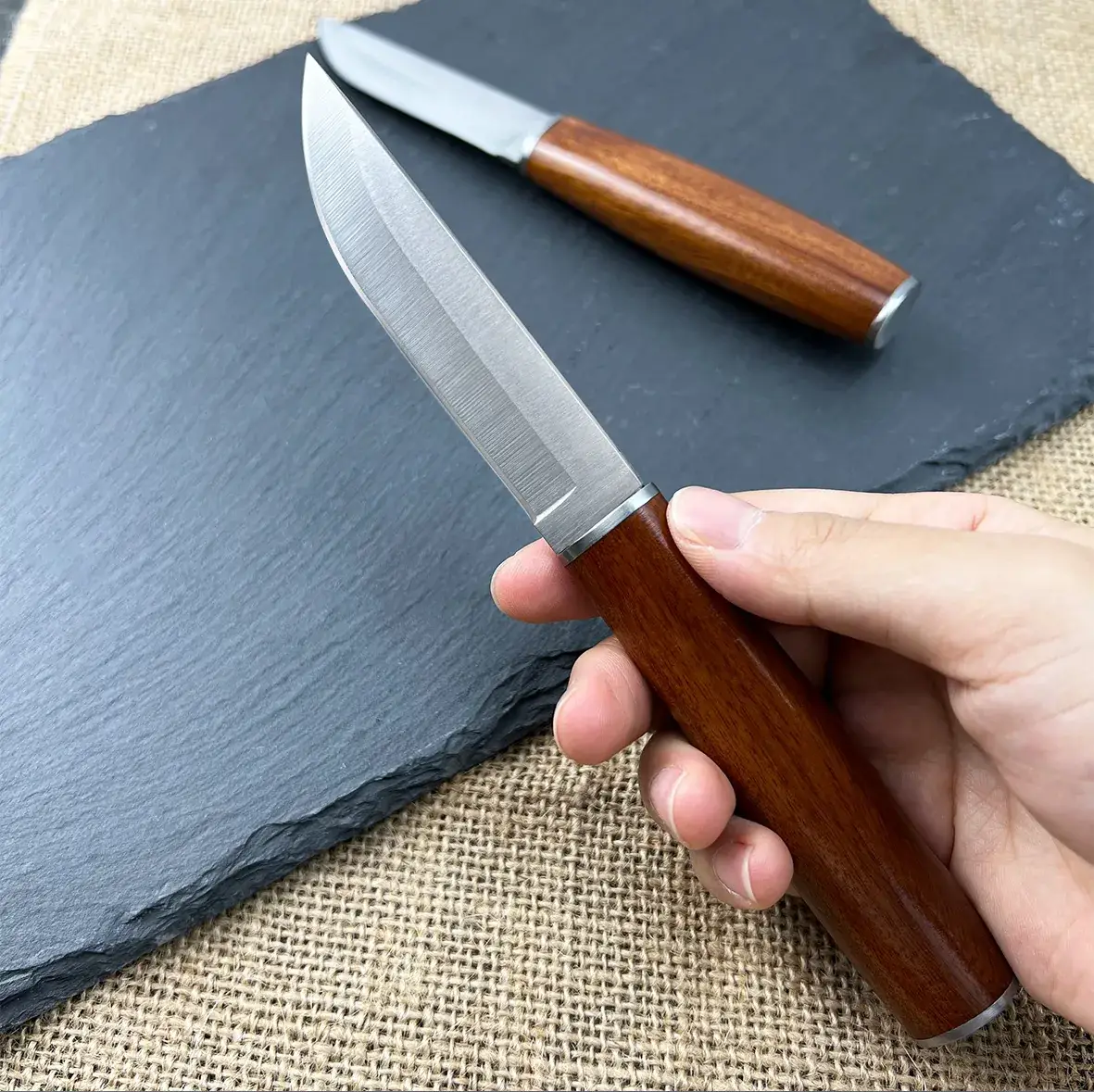 Rosewood Fruit Knife Family Stainless Steel Peeler Set - Image 4