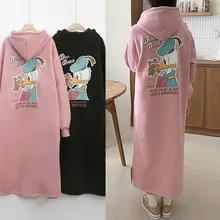 Red Mickey Mouse Hooded Hoodie Plus Size Women — feature 13