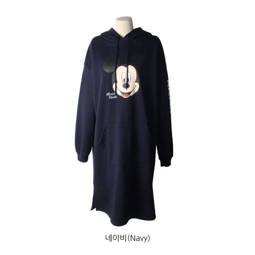Red Mickey Mouse Hooded Hoodie Plus Size Women - Image 3