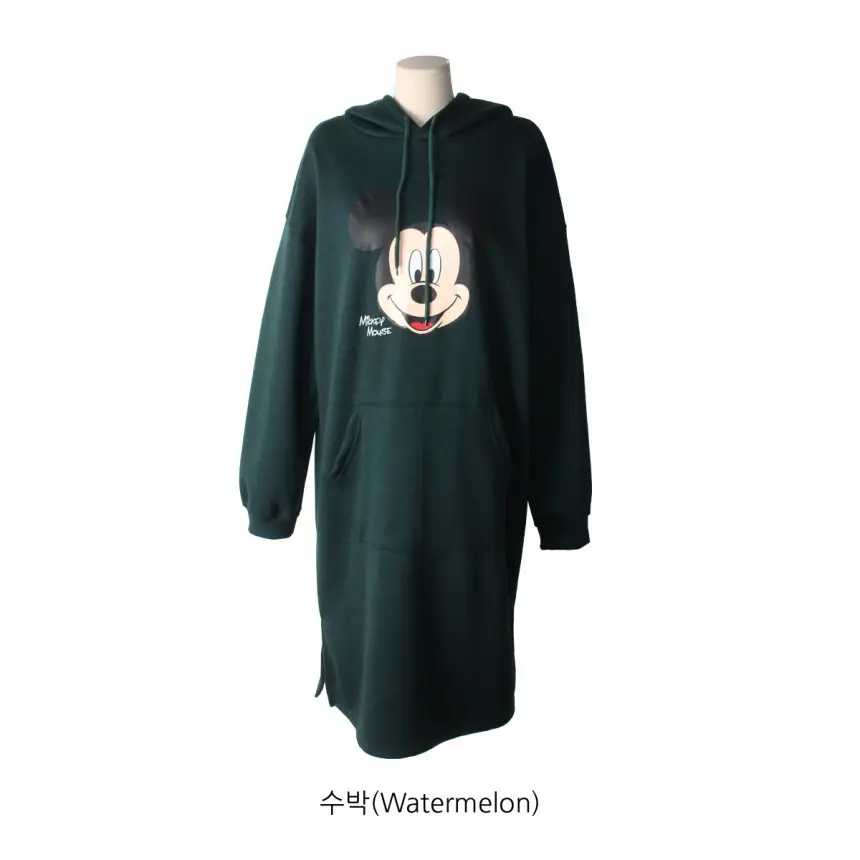 Red Mickey Mouse Hooded Hoodie Plus Size Women - Image 4