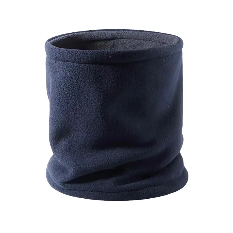 Men Winter Neck Scarf Warm Fleece Blue Adjustable - Image 5