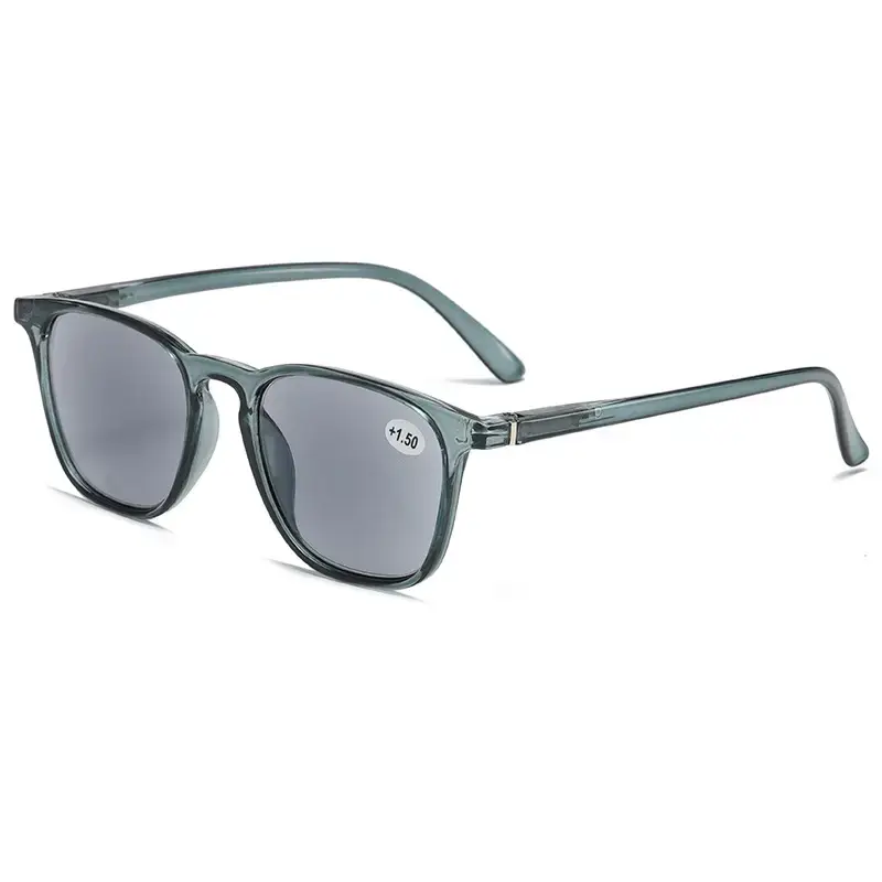 Trendy Gray UV Blocking Sun Glasses Classic Large Frame