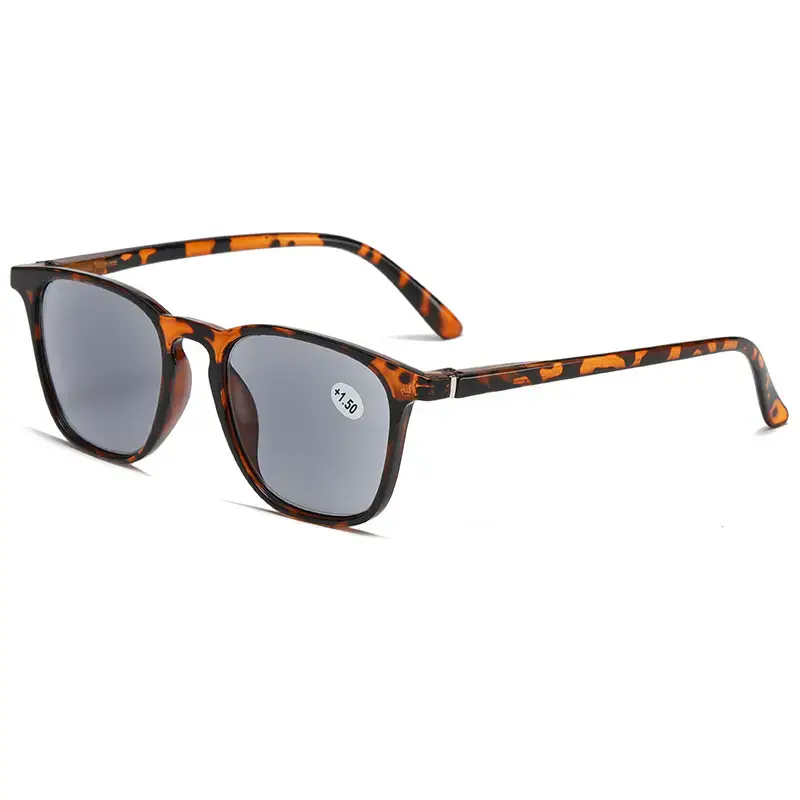 Trendy Gray UV Blocking Sun Glasses Classic Large Frame