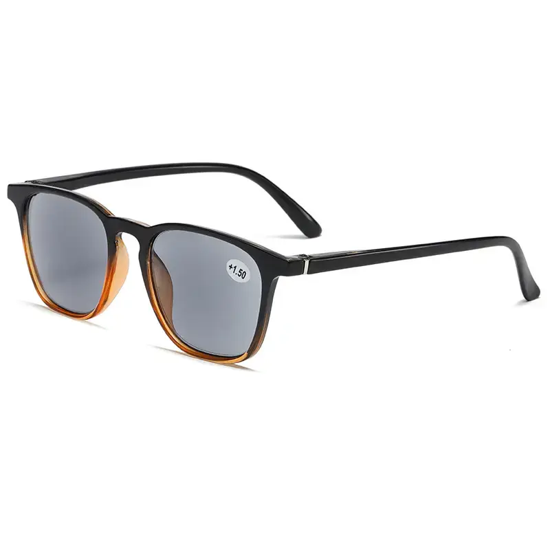 Trendy Gray UV Blocking Sun Glasses Classic Large Frame