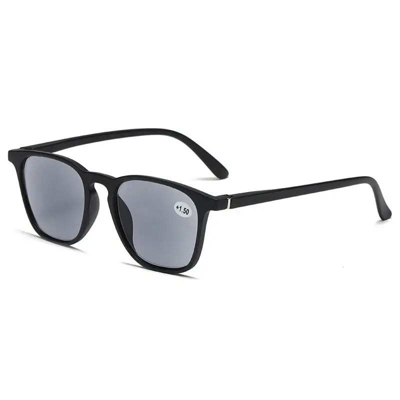 Trendy Gray UV Blocking Sun Glasses Classic Large Frame