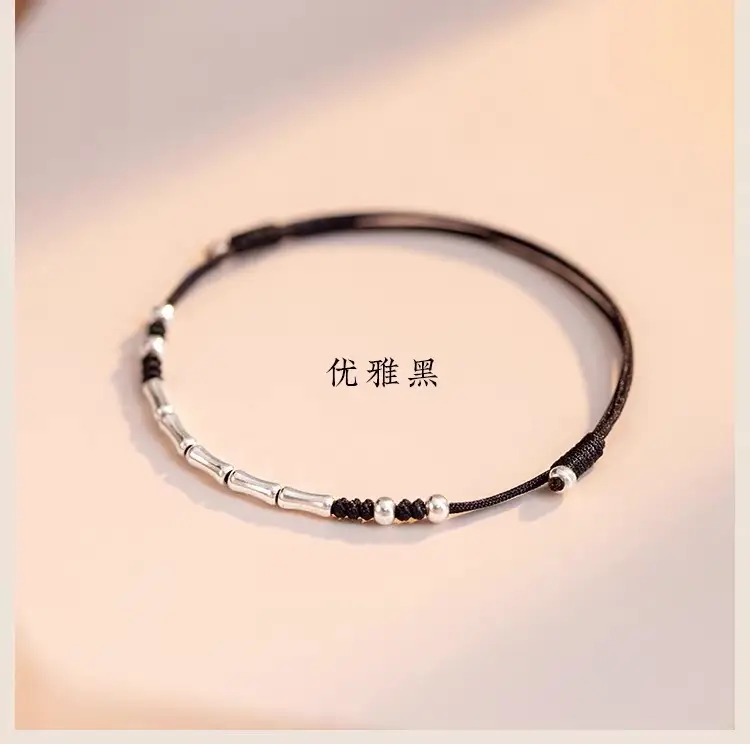 Women's Adjustable S925 Silver Anklet Bracelet - Image 6