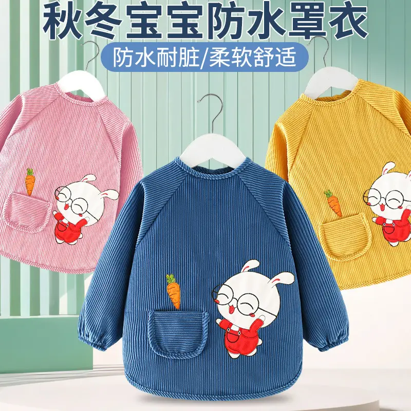 Baby's Green Cotton Hoodie with Cute Rabbit Print