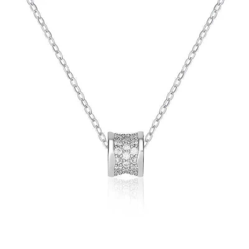 Korean Temperament Diamond Zircon Necklace for Women - Image 5