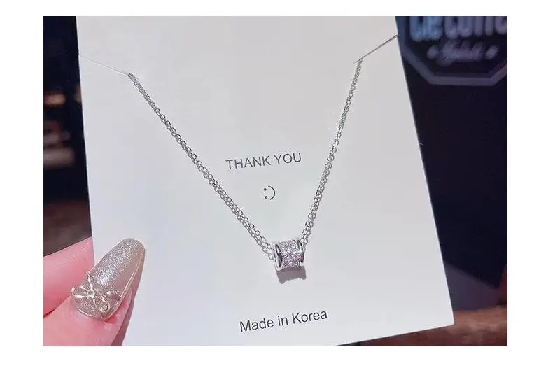 Korean Temperament Diamond Zircon Necklace for Women — feature 29