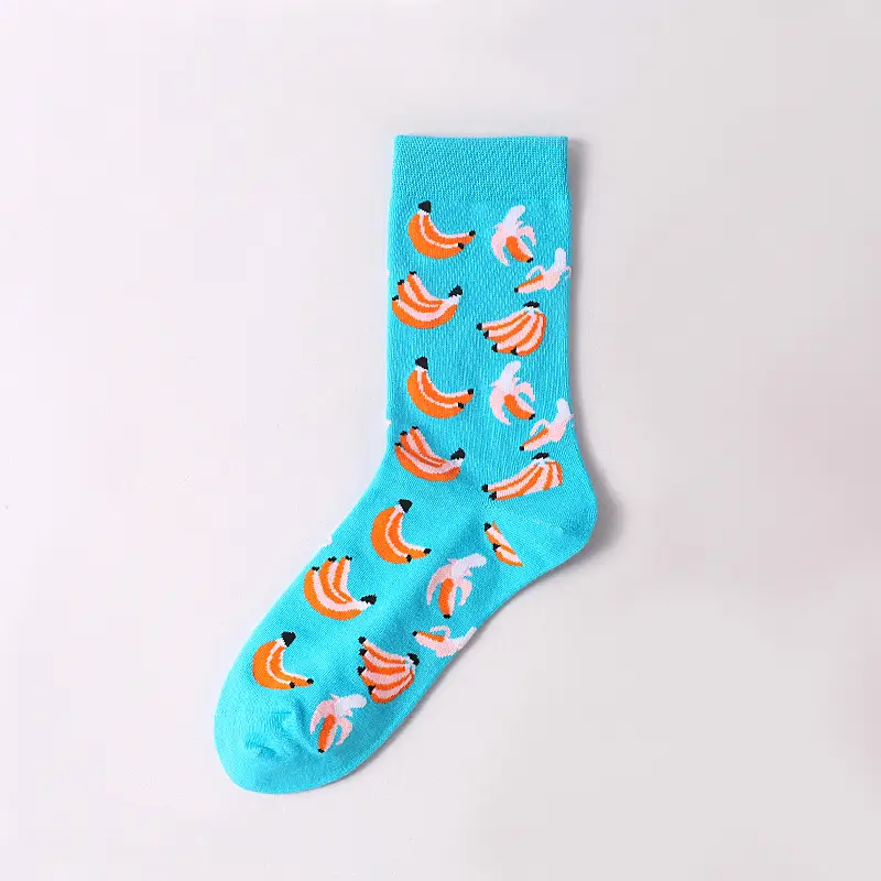 Socks men's autumn and winter stockings fancy women's socks black thick socks sports cotton socks Xinjiang cotton hip hop ins fashion socks