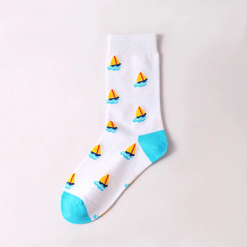 Socks men's autumn and winter stockings fancy women's socks black thick socks sports cotton socks Xinjiang cotton hip hop ins fashion socks