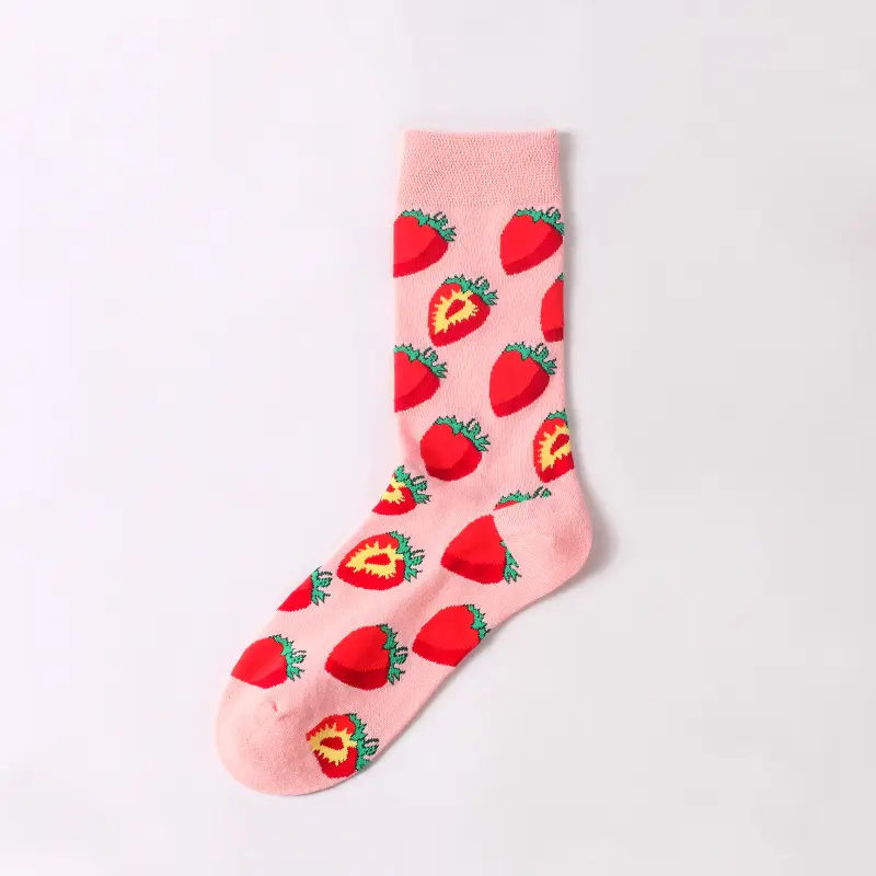 Socks men's autumn and winter stockings fancy women's socks black thick socks sports cotton socks Xinjiang cotton hip hop ins fashion socks