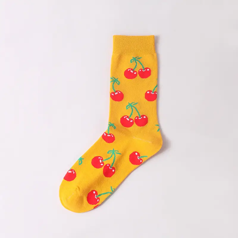 Socks men's autumn and winter stockings fancy women's socks black thick socks sports cotton socks Xinjiang cotton hip hop ins fashion socks
