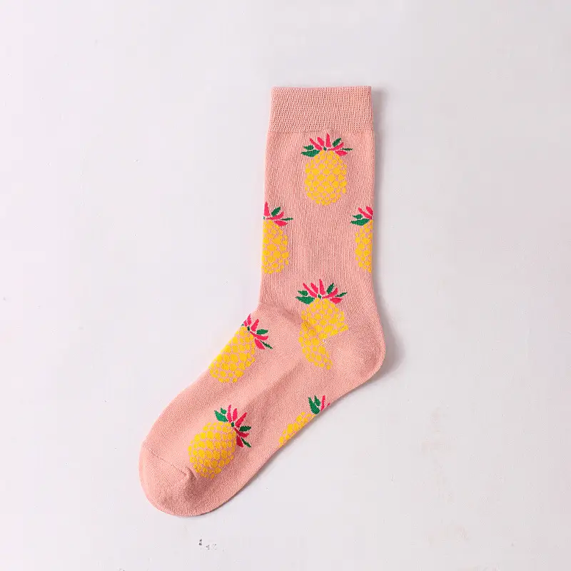 Socks men's autumn and winter stockings fancy women's socks black thick socks sports cotton socks Xinjiang cotton hip hop ins fashion socks