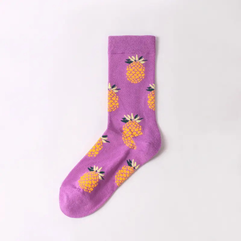 Socks men's autumn and winter stockings fancy women's socks black thick socks sports cotton socks Xinjiang cotton hip hop ins fashion socks