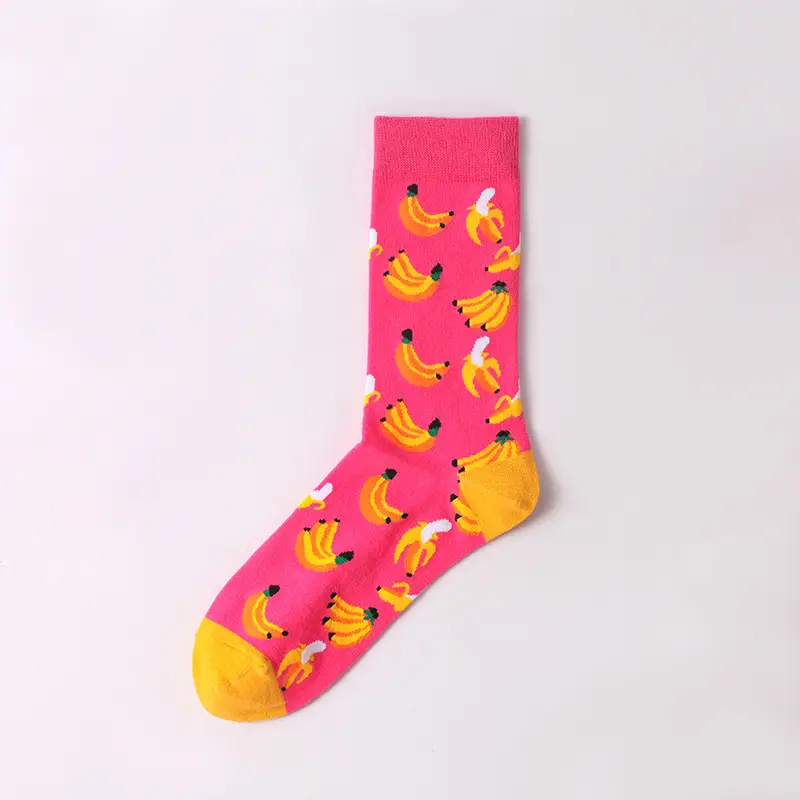 Socks men's autumn and winter stockings fancy women's socks black thick socks sports cotton socks Xinjiang cotton hip hop ins fashion socks