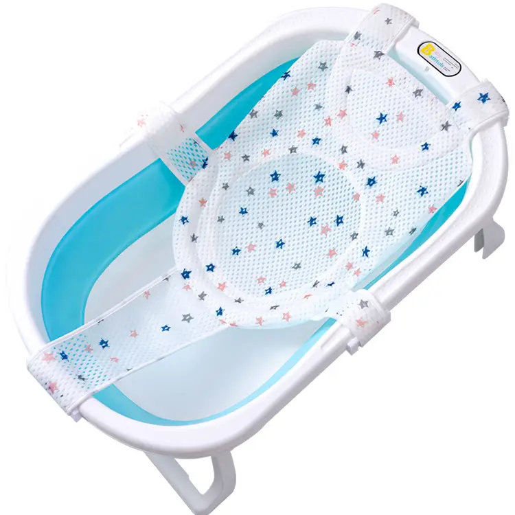 Baby Bathing Net Non-Slip Universal Newborn Cross Bathing Bag - Image 14