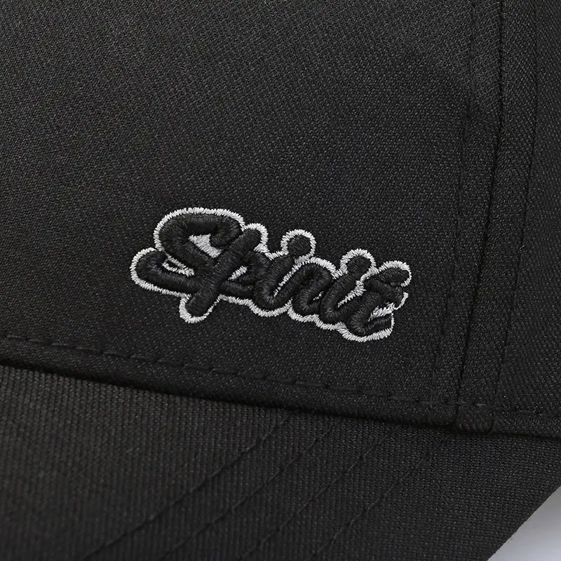 Men Grey Embroidered Baseball Cap Autumn Casual - Image 9