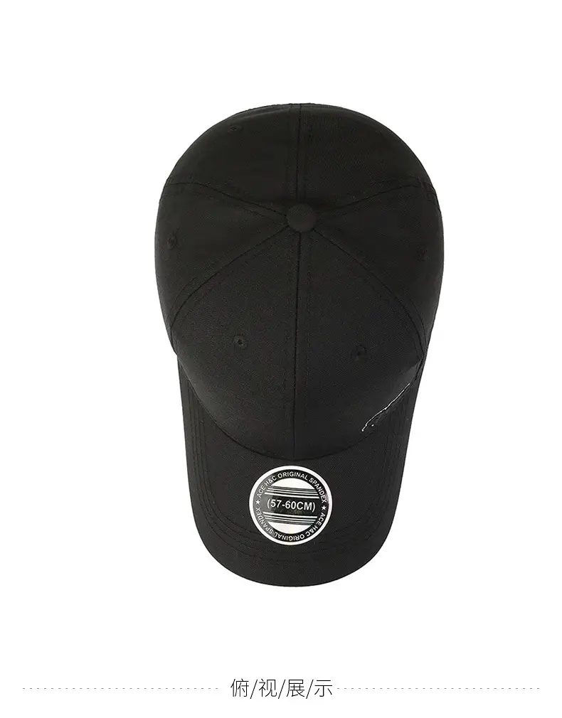 Men Grey Embroidered Baseball Cap Autumn Casual — feature 9
