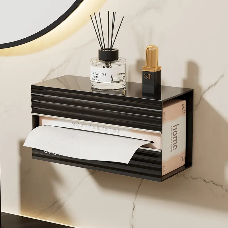 Luxury Checkered Tissue Box for Living Room & Bathroom - Image 5