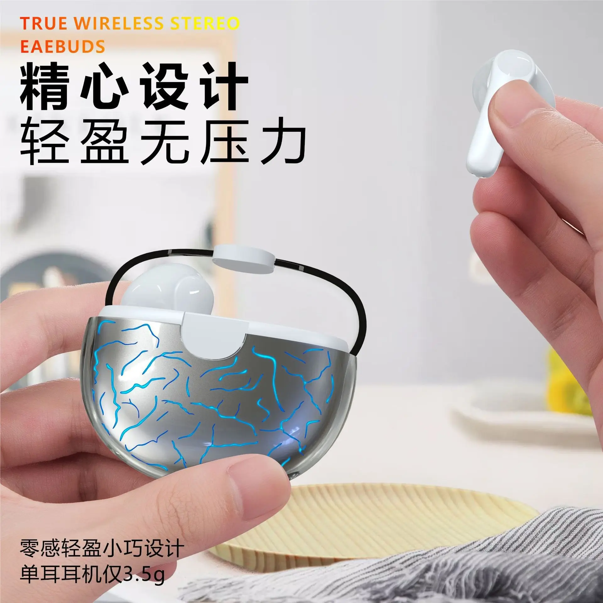 Wireless Binaural Bluetooth Headset with Colorful Design - Image 5
