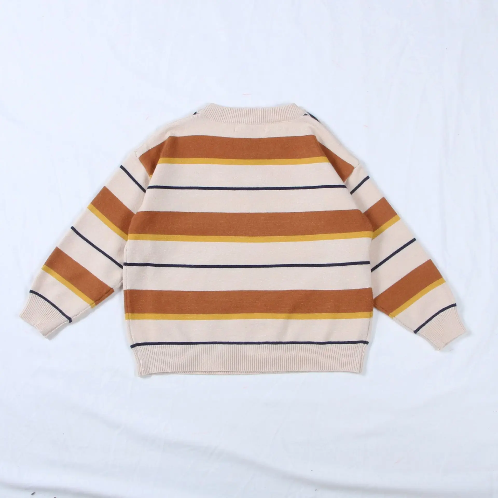 Kids Striped Sweater Bear Sweater Korean Style - Image 5