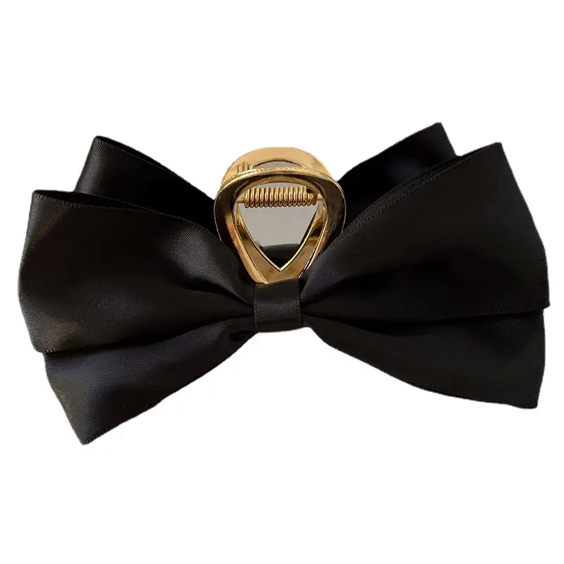 Satin Bow Hairpin Clip Back Head Disc Large Hairpin - Image 13