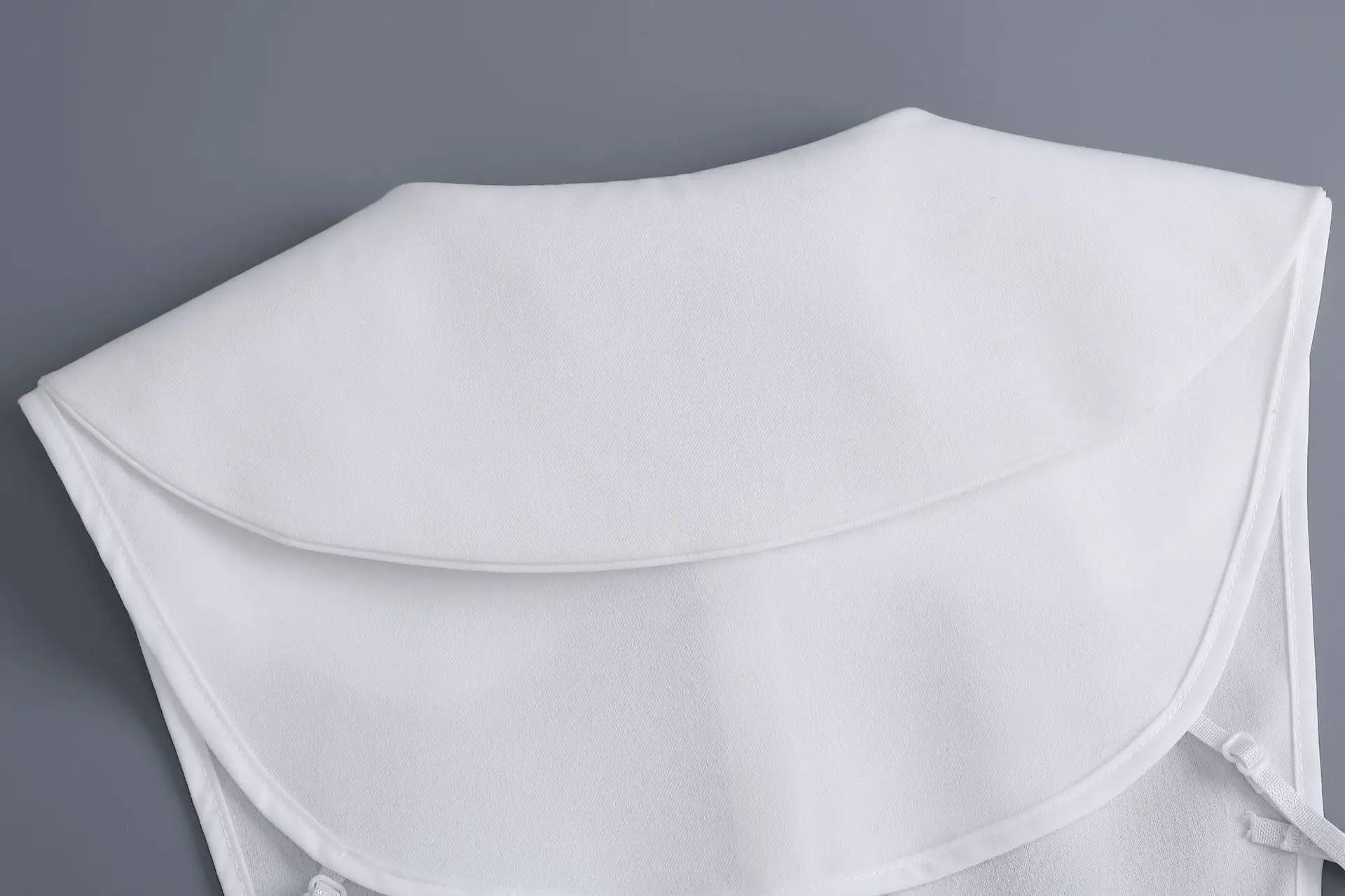 White Chiffon Fake Collar Shirt for Women — feature 18
