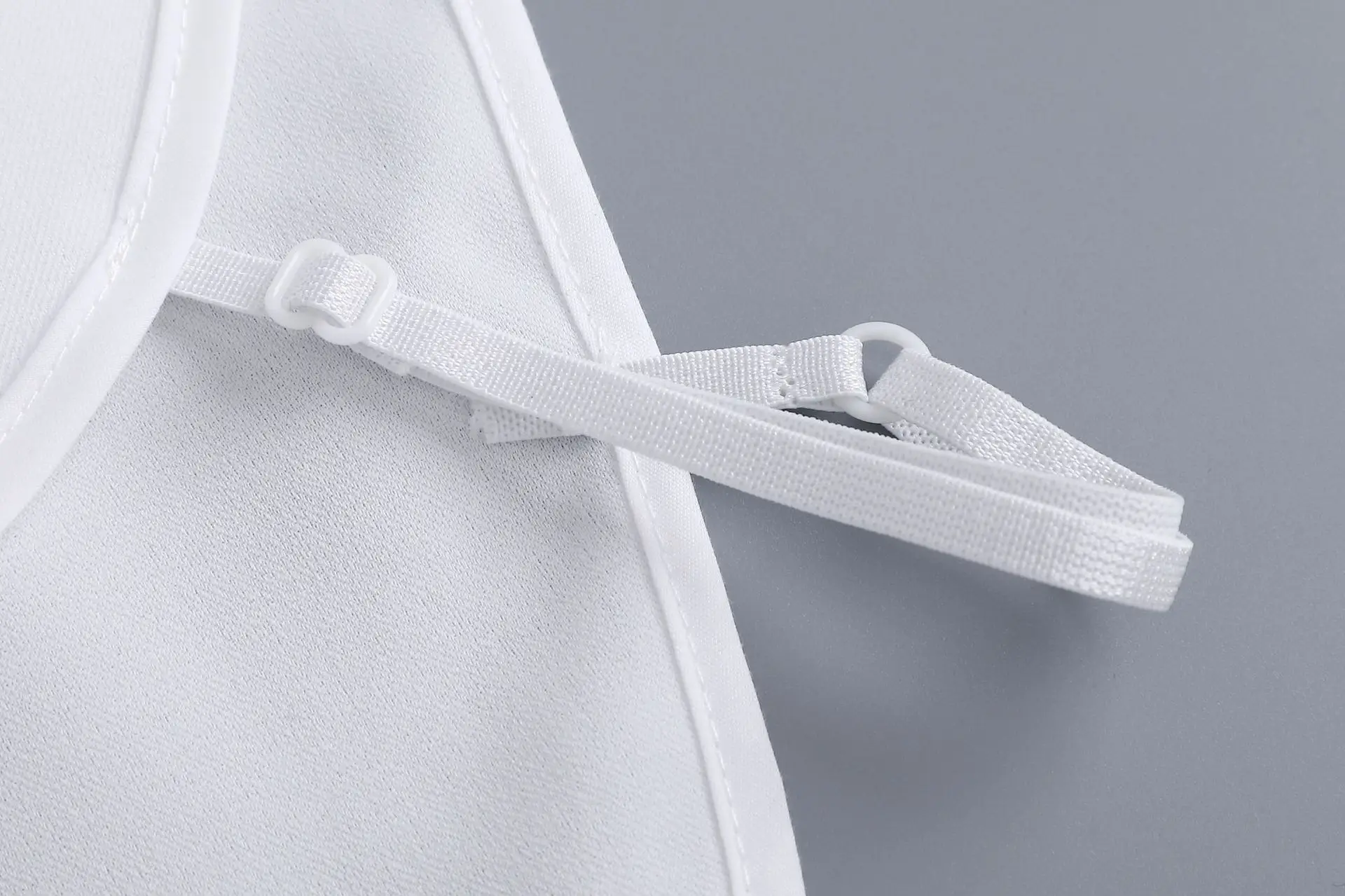 White Chiffon Fake Collar Shirt for Women — feature 20